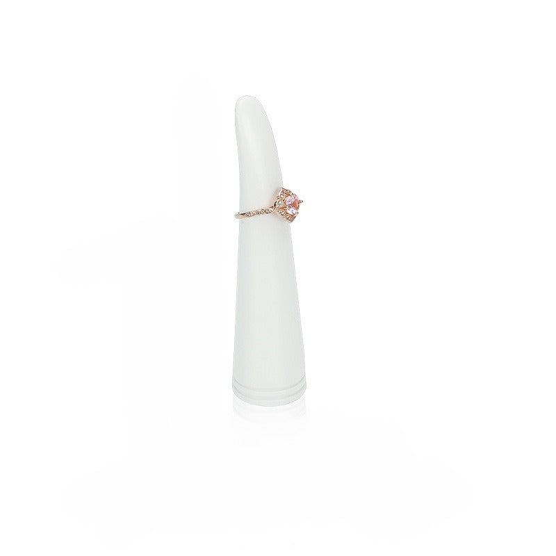 ring display and earring display - Pink White Velvet Display Stand Ring Earring C02693 product view 17