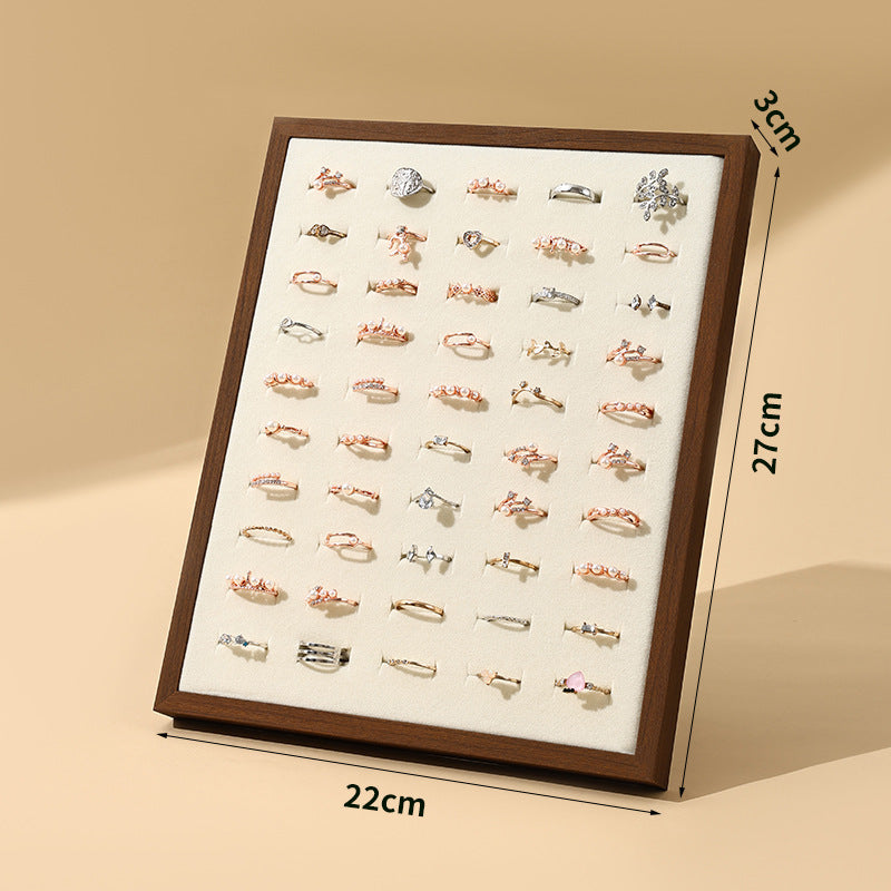 ring display and earring display and sterling silver jewelry - Black Ring Earrings Display Stand product view 07