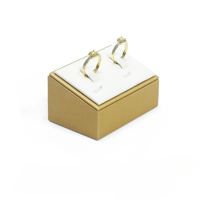 ring display - Leather Ring Display Stand Holder C02064 product view 09