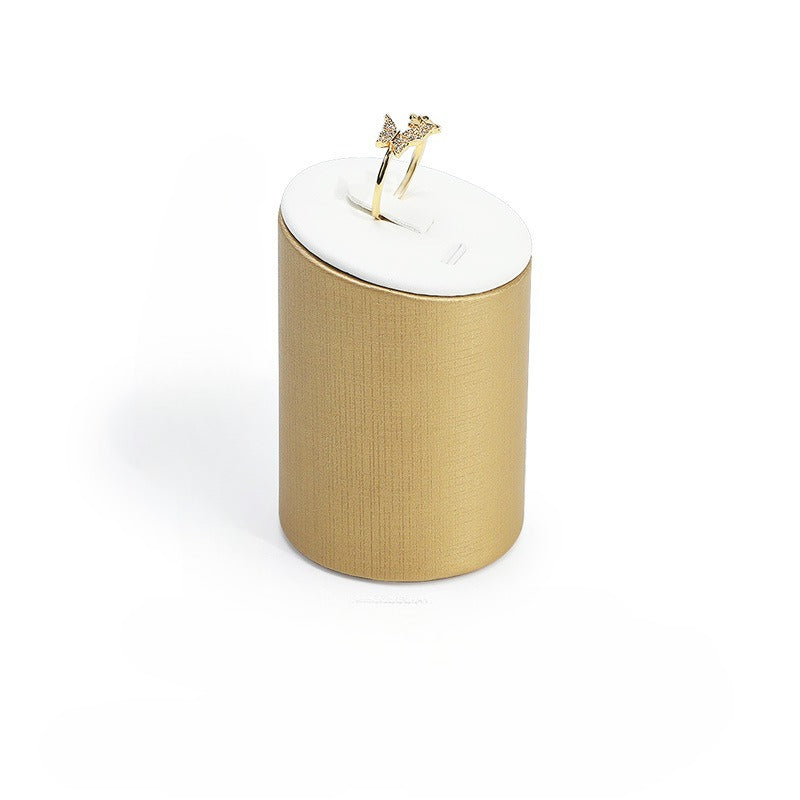 ring display - Leather Ring Display Stand Holder C02064 product view 12