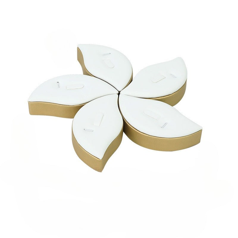 ring display - Leather Ring Display Stand Holder C02064 product view 13