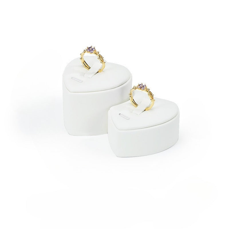 ring display - Leather Ring Display Stand Holder C02064 product view 17
