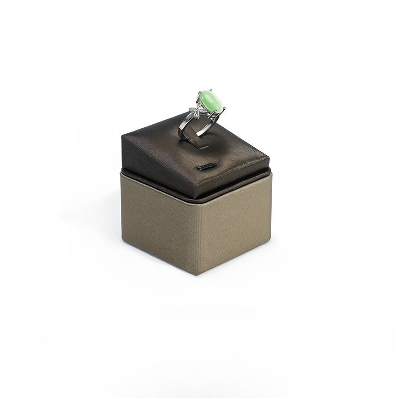 ring display - Leather Ring Display Stand Holder C02064 product view 19