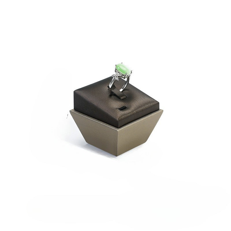 ring display - Leather Ring Display Stand Holder C02064 product view 22