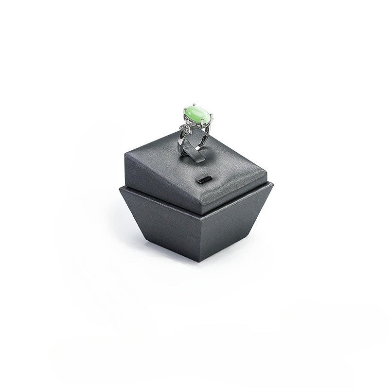 ring display - Leather Ring Display Stand Holder C02064 product view 26