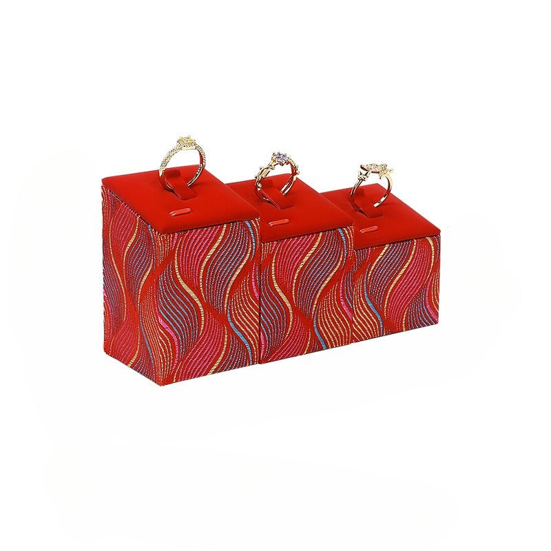 ring display - Leather Ring Display Stand Holder C02064 product view 28
