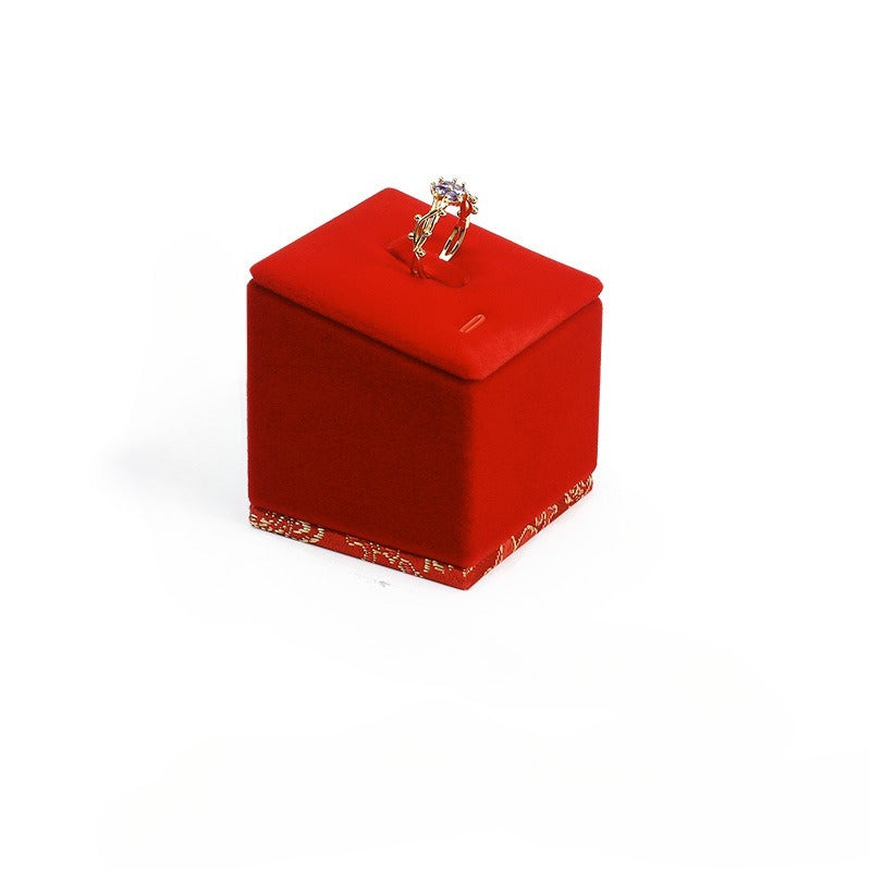 ring display - Leather Ring Display Stand Holder C02064 product view 30