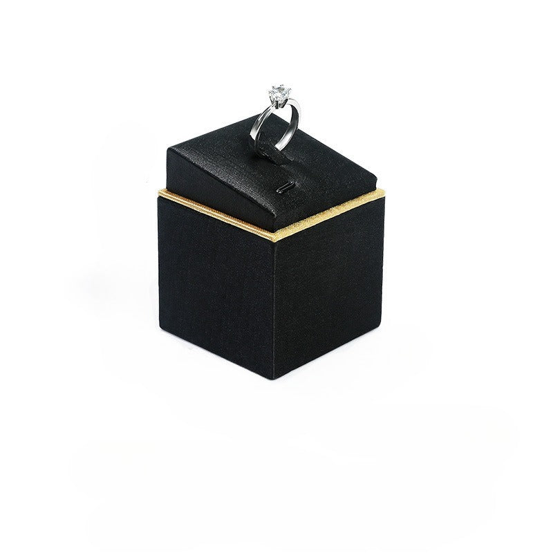 ring display - Leather Ring Display Stand Holder C02064 product view 32