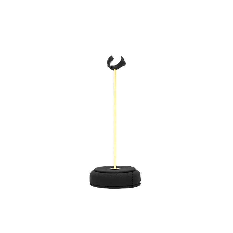 ring display and necklace display - Black Microfiber Display Stand Necklace Ring C02296 product view 07