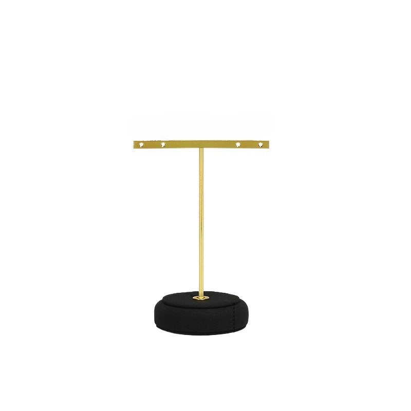 ring display and necklace display - Black Microfiber Display Stand Necklace Ring C02296 product view 10