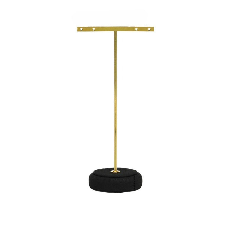 ring display and necklace display - Black Microfiber Display Stand Necklace Ring C02296 product view 12