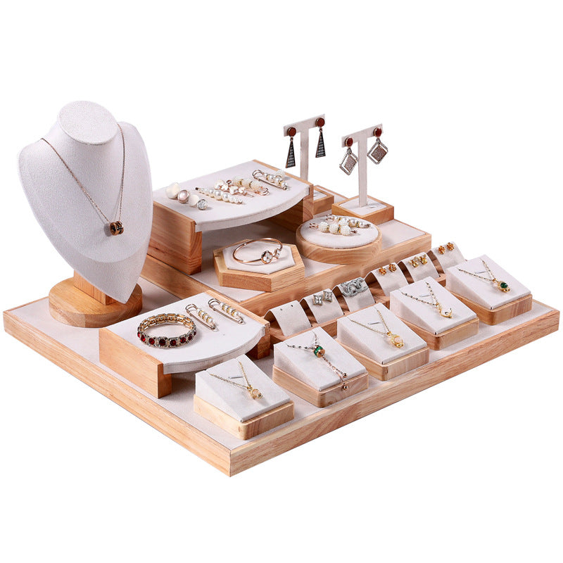 ring display and necklace display - Display Stand Ring Necklace DC0227 side view