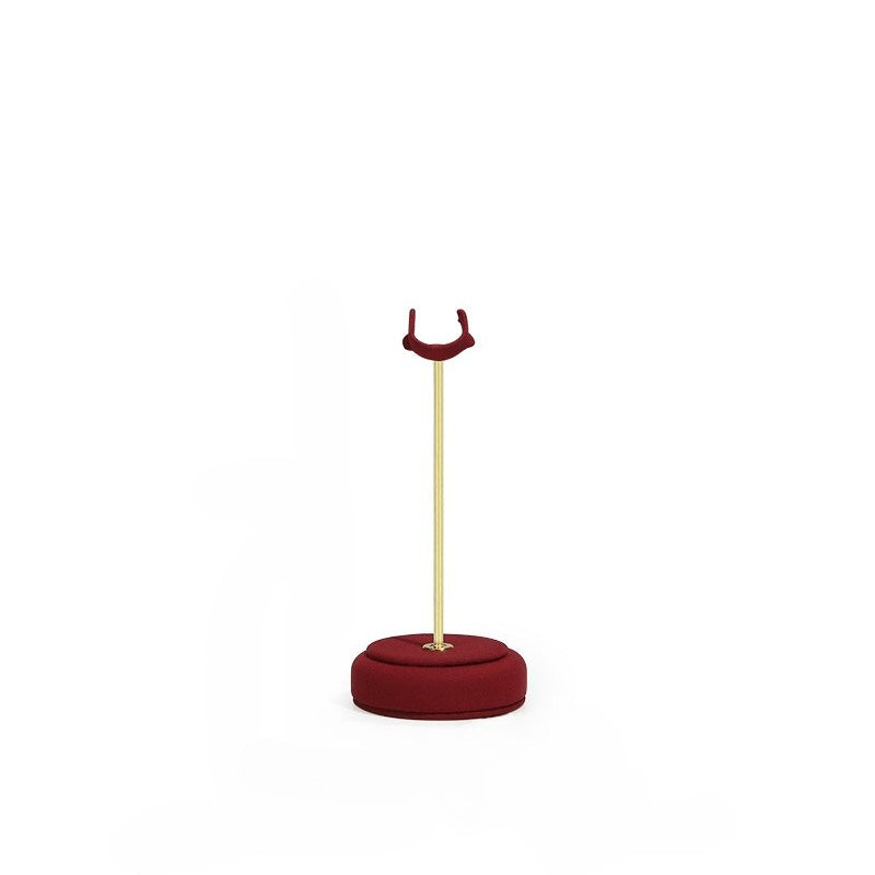 ring display - Gold Velvet Metal Ring Display Stand Holder C02836 product view 06