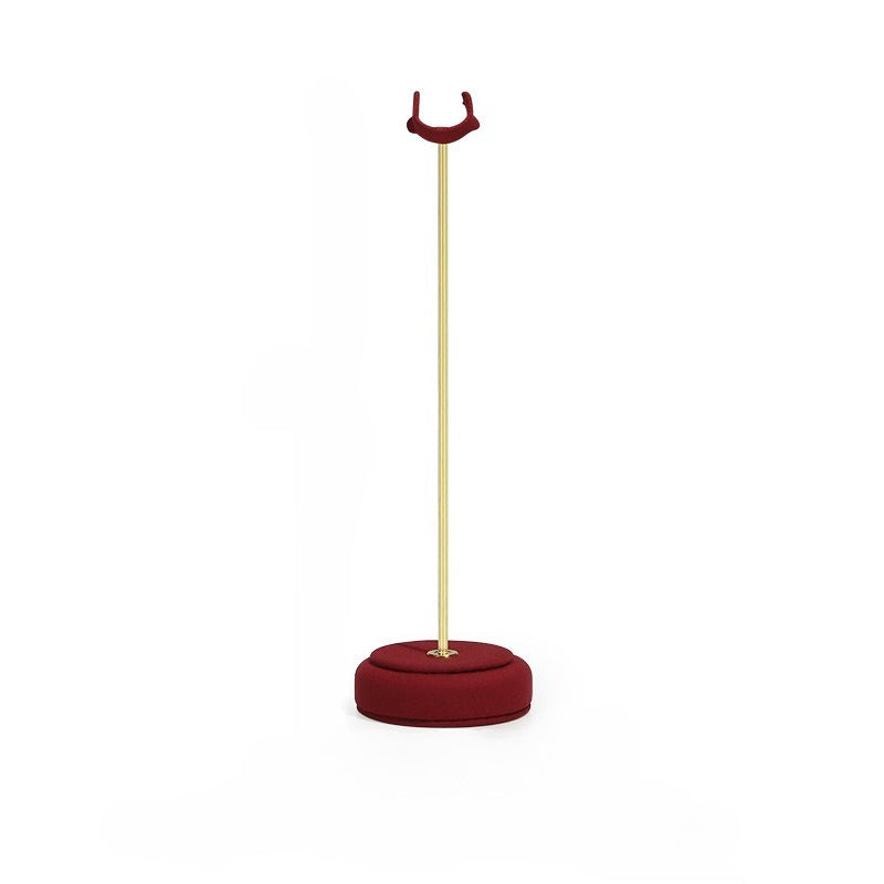 ring display - Gold Velvet Metal Ring Display Stand Holder C02836 product view 08