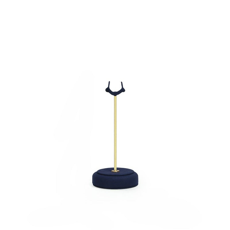 ring display - Gold Velvet Metal Ring Display Stand Holder C02836 product view 09