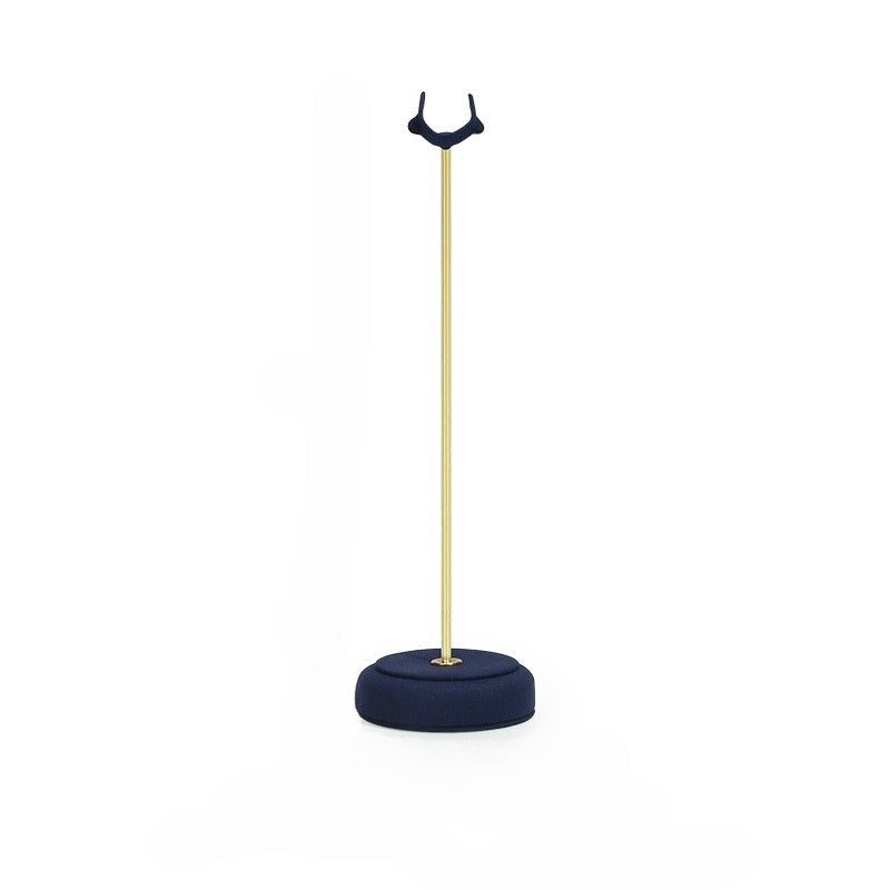 ring display - Gold Velvet Metal Ring Display Stand Holder C02836 product view 11