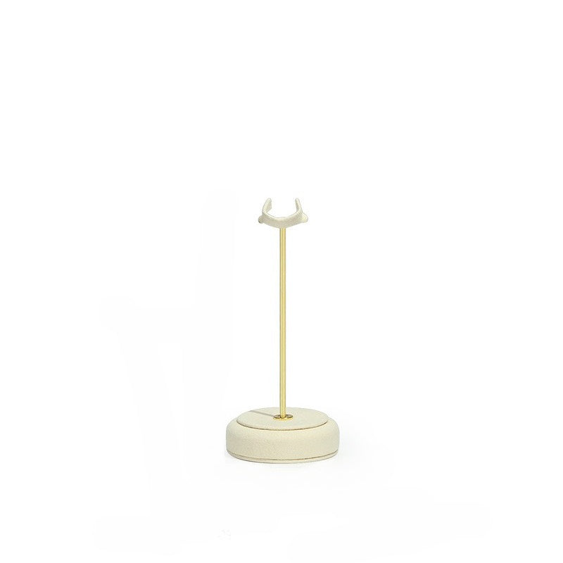 ring display - Gold Velvet Metal Ring Display Stand Holder C02836 product view 15