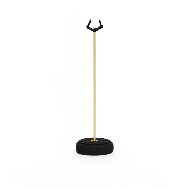 ring display - Gold Velvet Metal Ring Display Stand Holder C02836 product view 20