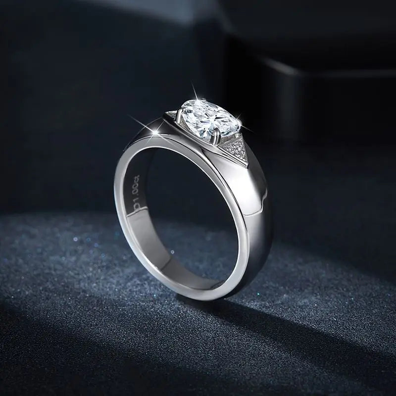sterling silver jewelry - Ring SLM0064R-silver-6 side view