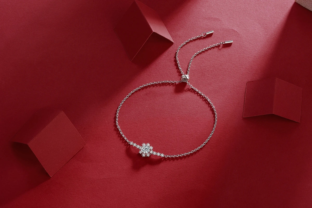 sterling silver jewelry - 100 Silver Bracelets Bracelet SLM0053B-silver-19cm side view