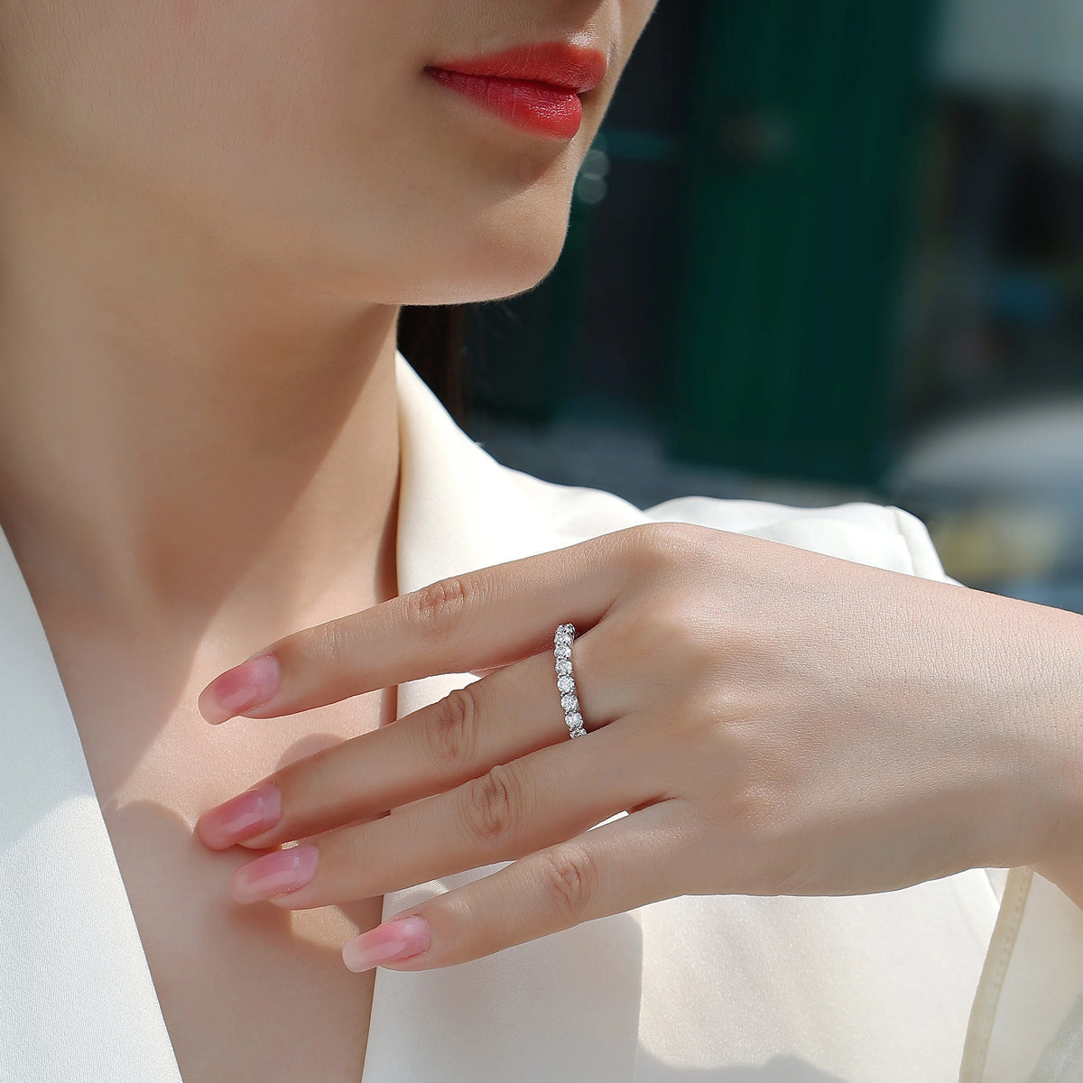 sterling silver jewelry - 925 Silver Ring SLM0128R-silver-6 product view 06