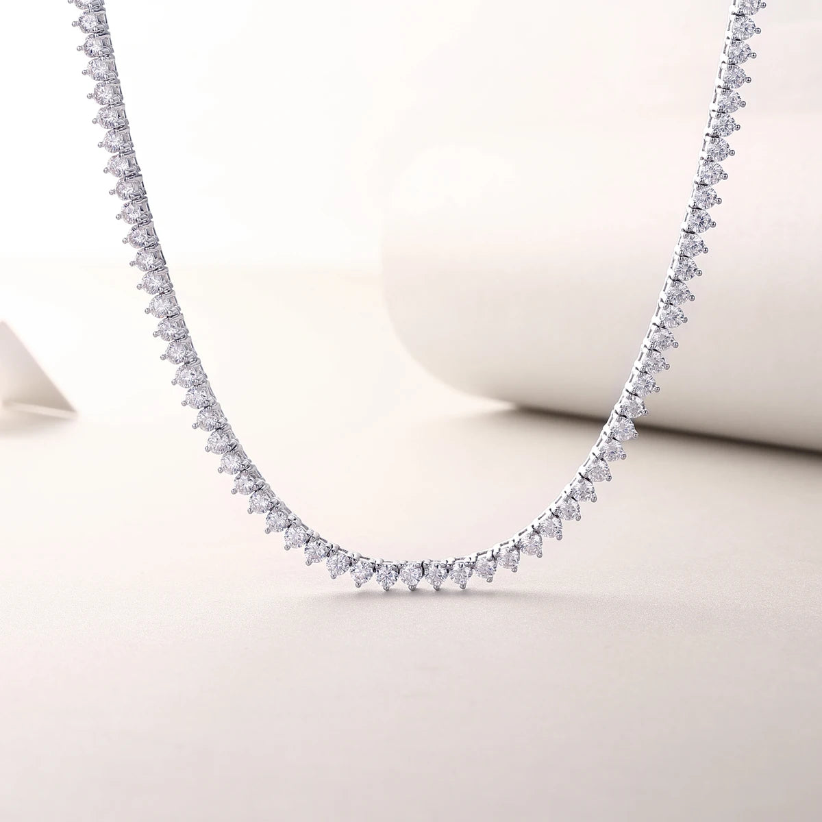 sterling silver jewelry - 925 Silver Bracelet SLM0043B-White-17cm/6.7in open view