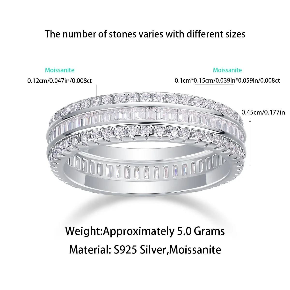 sterling silver jewelry - 925 Silver Ring SLM0139R-silver-6 product view 06