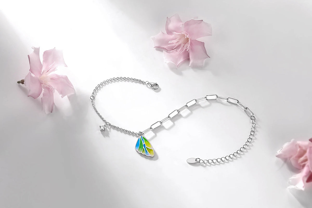 sterling silver jewelry - 925 Silver Bracelet SLM0046B-silver-19cm detail view