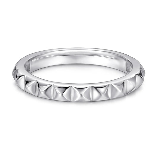 sterling silver jewelry - 925 Yellow Gold Rings SLZ0044R-silver ring-6 front view