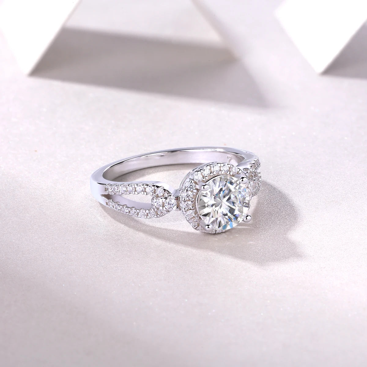 sterling silver jewelry - 27 Silver Ring SLM0157R-White-6 product view 06