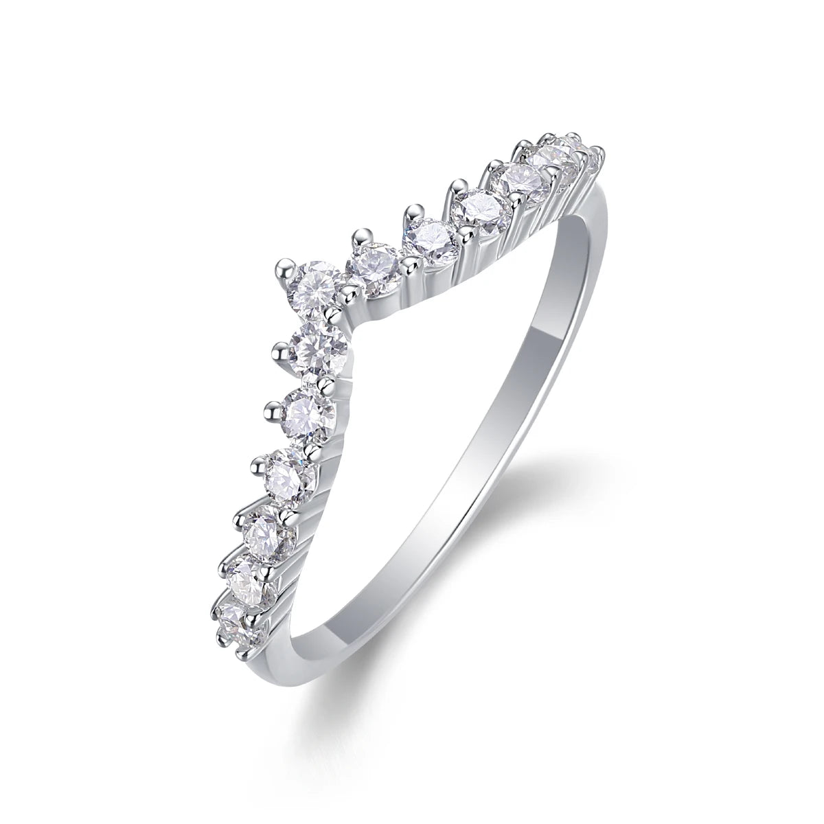 sterling silver jewelry - 925 Silver Rings Ring SLM0141R-silver-6 front view