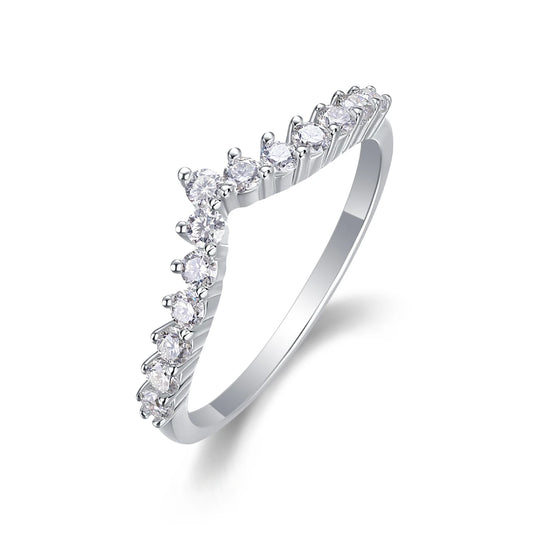 sterling silver jewelry - 925 Silver Rings Ring SLM0141R-silver-6 front view