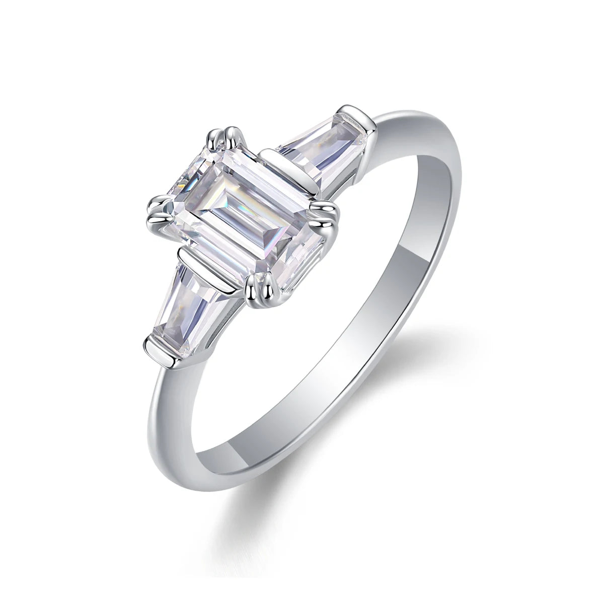 sterling silver jewelry - 925 Silver Ring SLM0131R-silver-6 front view