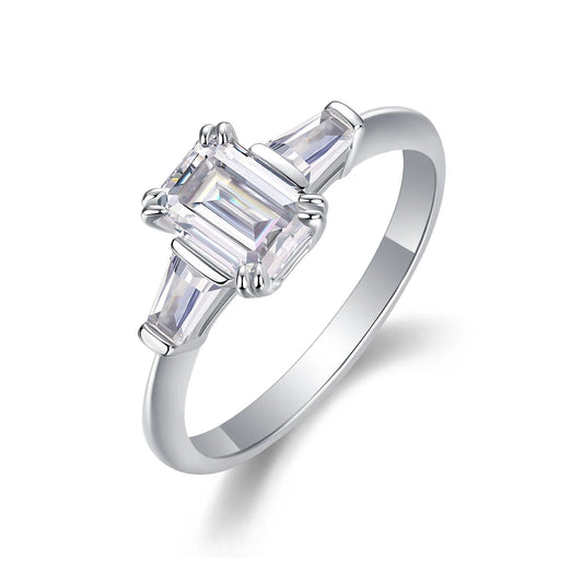 sterling silver jewelry - 925 Silver Ring SLM0131R-silver-6 front view