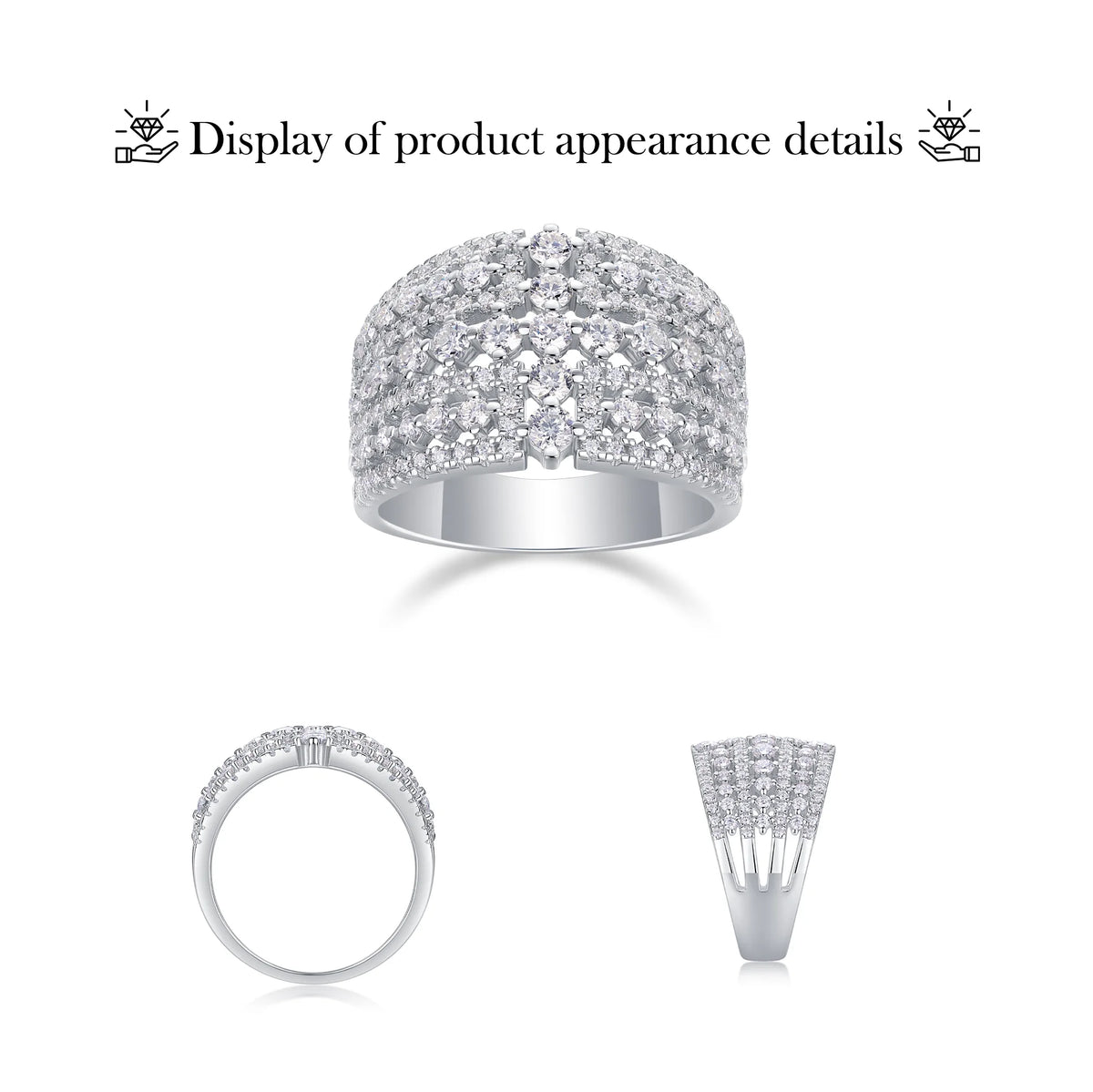 sterling silver jewelry - 925 Silver Rings Ring SLM0134R-silver-6 product view 05