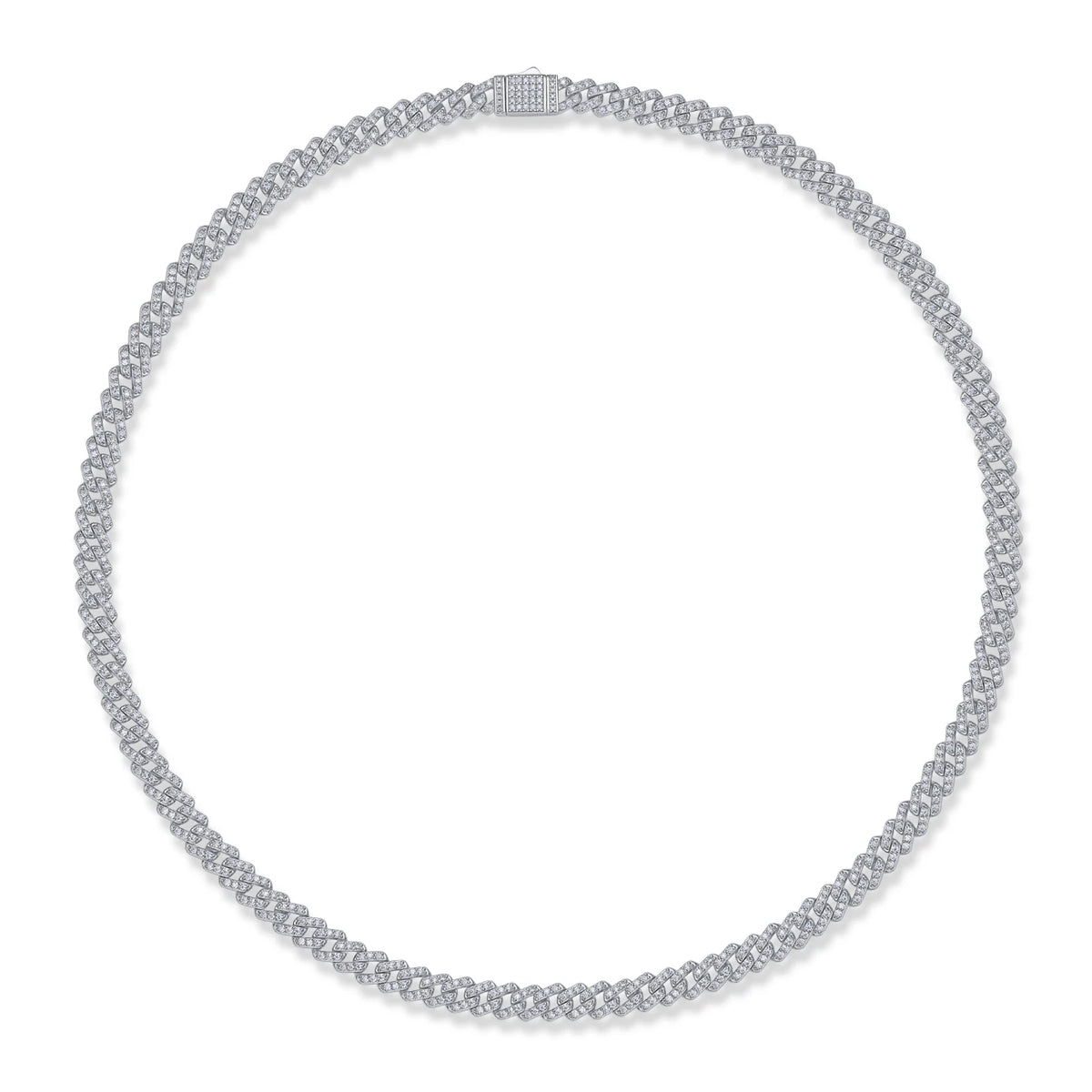 sterling silver jewelry - 925 Silver Bracelets Bracelet SLM0059B-silver-19cm open view