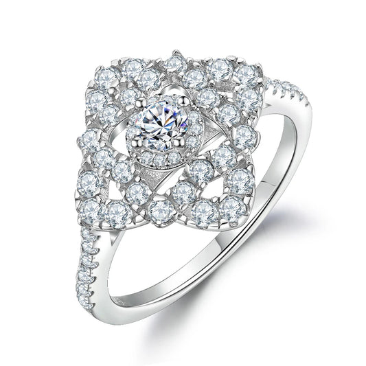 sterling silver jewelry - 925 Silver Rings SLZ0007R-catalogue-6 front view