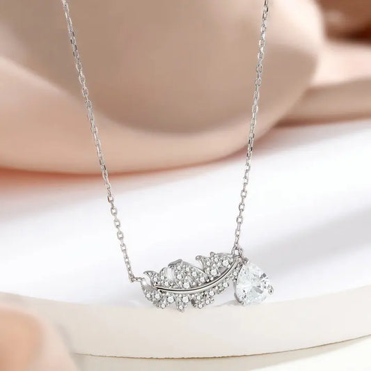 sterling silver jewelry - 925 Silver Necklaces SLZ0021N-luxury pendant open view