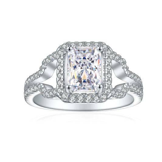 sterling silver jewelry - Silver Rings SLZ0032R-TLR23040-purple-6 front view