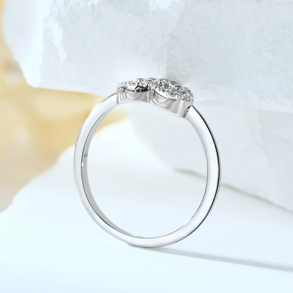 sterling silver jewelry - 925 Silver Rings Ring SLZ0005R-catalogue-6 side view
