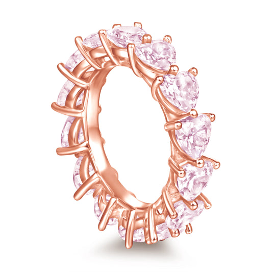sterling silver jewelry - 925 Silver Ring SLZ0038R-rhodium plated-5 front view