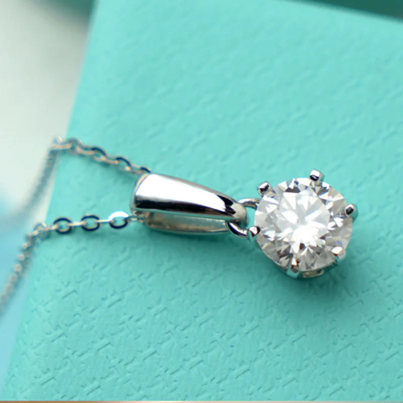 sterling silver jewelry - 925 Silver Necklace SLM0020N-1 CT-40-45cm AJ side view