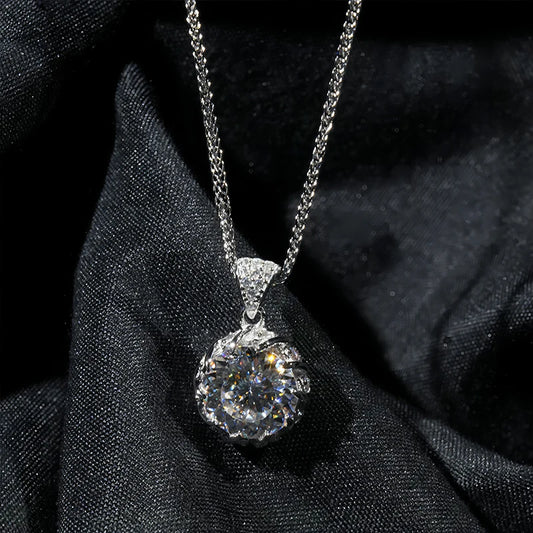 sterling silver jewelry - 925 Silver Necklace Pendant SLM0029N-1 CT-45 cm open view