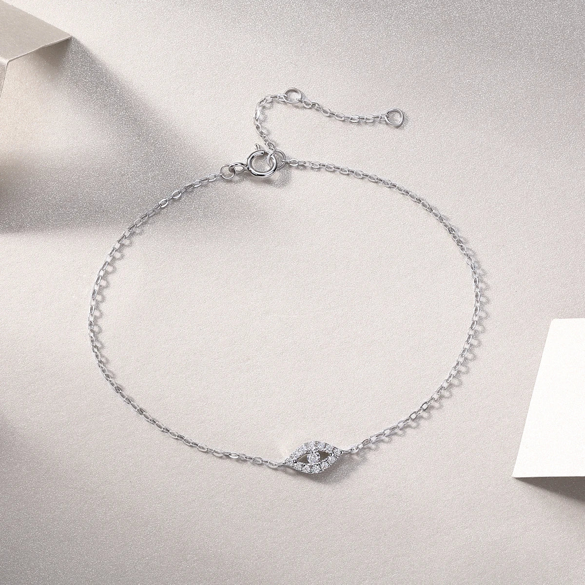 sterling silver jewelry - 925 Silver Bracelet SLM0061B-silver-16.5cm detail view