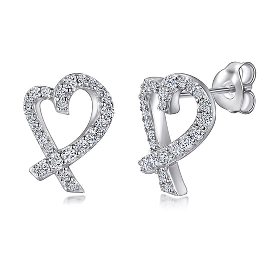 sterling silver jewelry - 925 Silver Earring SLM0006E-catalogue front view