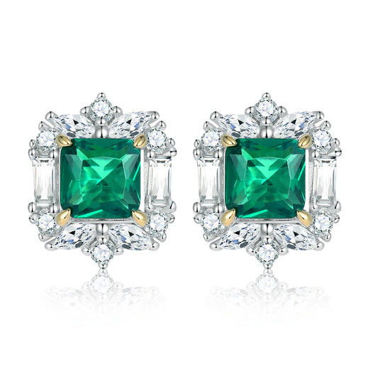 sterling silver jewelry - 925 Silver Earring SLM0022E-catalogue front view