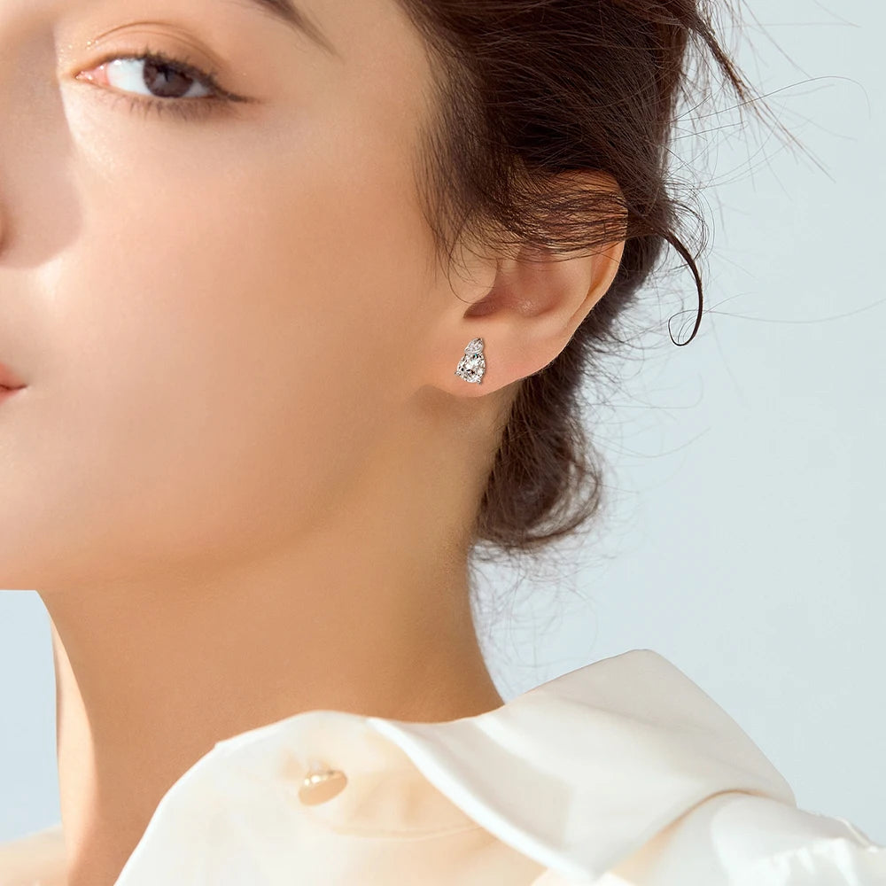 sterling silver jewelry - Silver Earring Earrings SLM0016E-catalogue detail view