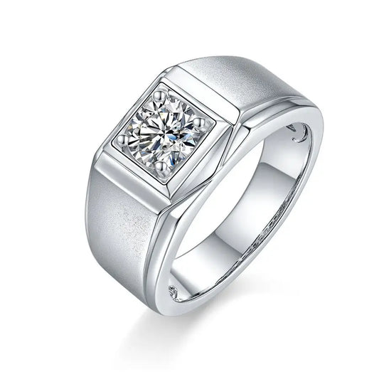 sterling silver jewelry - 925 Silver Ring SLM0078R-silver-6 front view