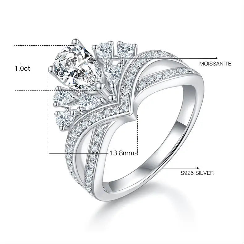 sterling silver jewelry - 925 Silver Ring SLM0057R-silver-6 detail view