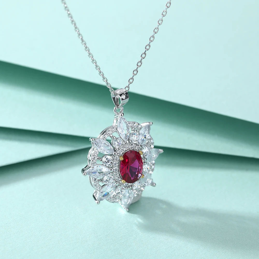 sterling silver jewelry - 925 Silver Necklace Necklaces SLZ0011N-Rhodiun detail view